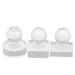 VICASKY 3pi ces Presse Fard pour Paupi res Kit de Pressage Tampons Ronds et Carr s Outils de R paration pour Maquillage