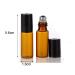 ELFENSTALL 5ml Amber Glass Roller Bottles - Set of 20 | Metal Ball for Essential Oils | Aromatherapy Perfumes and Lip Balms | Includes 3ml Dropper - Buy Online on GoSupps.com