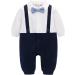 Famuka Baby Boy Formal Wedding Suit 6 Months Blue | Gentleman Tuxedo Outfit with Bows | 2 PCS Set - Buy Online on GoSupps.com