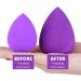 Makeup Sponge Set 5x Premium - Odor free eco-friendly and non-allergenic - Foundation Sponge Blender - Perfect for Blusher Liquid Cream and More HUNYLONDON - Buy Online on GoSupps.com