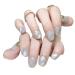 Temperament manicure handmade lucky five-petal flower manicure wearing a classic fashion short nails.(M)