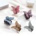 5pcs Large Butterfly Hair Clips for Women - Non-Slip Strong Hold Matte Claw Clips - Perfect Christmas Gifts - Pink Purple - Buy Online on GoSupps.com