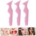 NOLITOY 3pcs Silicone Beauty Ruler Silicone Mascara Applicator Eyeliner Ruler Silicone Imprint Aluminum Foil 15X4.15CM Pink-2 - Buy Online on GoSupps.com