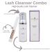 Eyelash Extension Cleanser + Brush | 2oz Foaming Wash for Extensions & Natural Lashes | Safe Makeup Remover | Professional & Home Use Supplies - Buy Online on GoSupps.com