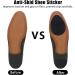 Beiyoule 10 Pairs Non-Skid Shoe Pads - Self-Adhesive Grip Sole Protector in Black | Anti-Slip Shoe Bottoms for Safety - Buy Online on GoSupps.com