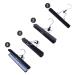 2PCS Wooden Hair Extensions Hanger with Anti-Slip Stickers - Black - Buy Online on GoSupps.com