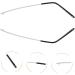 Collbath Adjustable Glasses Replacement Bars - Universal Metal Spare Parts for Frames - 13.20x0.30cm - Buy Online on GoSupps.com