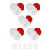 AKOAK 5 Pcs 5ml Empty Bottle of Heart-shaped Lip Gloss Reusable Creative and Lovely Handmade DIY Lipstick Box Suitable for Girls to Use DIY Makeup