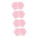 Healeved 4 Pairs Gel Moisturizing Gloves Knit Gloves Winter Mittens Fingerless Moisturizing Gloves Men Lotion Womens Gloves Protective Gloves Moisturizing Lotion Keep Warm Dipping Pink Miss