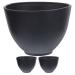 Beavorty 3 Pcs Silicone Facial Mask Mixing Bowls Mud Masks Bowls Condiment Bowls Skin Care Mixing Tools for Home Salon