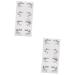 PLAFOPE 8 Pairs Halloween Eyeliner Stickers Halloween Face Tattoos Lace Stickers Eyeliner Tape Black Pvc