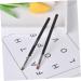 FOMIYES 10 Pcs Makeup Brush Eyeliner Makeup Tool Eyeliner Brush Cosmetic Eye Brush Girl Flat Brush 16x0.7cmx2pcs Blackx2pcs - Buy Online on GoSupps.com