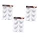 Beavorty 3 Sheets Waterproof Eyebrow Stickers Make up Kit False Eyebrows Sticker Eyebrow Stencils 4d Hair
