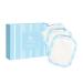 Dock & Bay Reusable Makeup Pads - Face & Skin Cleaner - Ultra Soft Washable - 3 Pack with Included Wash Bag - (12x10cm) - Chamomile Blue Chamomile Blue 3 Count (Pack of 1)