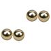 Gatuida 4 pieces of gymnastics ball made of brass practical massage balls fitness balls for the hand hand training ball roller ball massager copper baoding balls handballs metal glossy ball
