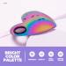 Buy Beaupretty Mini Heart Shaped Makeup Mixing Plate & Spatula | Stainless Steel Nail Color & Foundation Tools - International Shipping - Buy Online on GoSupps.com