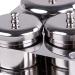 Piaopiaoniu 3-Piece Stainless Steel Nail Art Equipment Cups with Lids - Acrylic Liquid & Powder Holders for Nail Tools - Buy Online on GoSupps.com