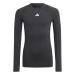 adidas Boys Techfit Aeroready Long-Sleeve Top T-Shirt (Long Sleeve) 164 Black