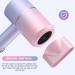 Lotvic Professional Foldable Travel Hair Dryer - Fast Drying Ionic Technology - Gradient Purple - Buy Online on GoSupps.com