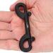 Durable Stainless Steel Double End Snap Bolt for Scuba Diving - 90mm | Black Dive Hook - Buy Online on GoSupps.com