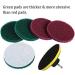 8PCS Drill Cleaning Brush Attachment Set Scrub Scouring Pads Power Scrubbing Brush Household Cleaner Kit for Kitchen Tires Bathroom Floor Tiles Showers - Buy Online on GoSupps.com