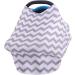 Organic Cotton Multi-Use Nursing Cover & Scarf for Breastfeeding, Baby Carrier, Car Seat Canopy & Shopping Cart - Boys and Girls (NP04) - Buy Online on GoSupps.com