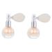 Angoily 2 Pcs Body Air Bag Powder Glitter Powder Miss Lightness Light Goldx2pcs 7x5.5cmx2pcs