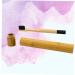 STOBAZA Bamboo Toothbrush Eco-Friendly Wooden Toothbrush with Soft Bristles | Pack of 1 | Sustainable Oral Care - Buy Online on GoSupps.com