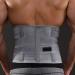 ZJchao Adjustable Back Support Belt for Lower Back - Breathable & Comfortable Compression Brace for Men - Grey - Buy Online on GoSupps.com