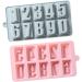PRETYZOOM Cake Stencils Number Chocolate Mold Candle Silicone Mold Molde De para Chocolate para Chocolate De Chocolate Molds Ice Cube Mold Soap Mold Handmade Soap Happy Birthday - Buy Online on GoSupps.com