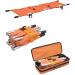 Foldaway Aluminum Alloy Rescue Stretcher with Handles and Carrying Case Emergency Lightweight 812