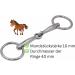 AMKA Pony Bit - Stainless Steel 10mm Thickness 40mm Rings | Sizes 8.5-10.5 cm - International Shipping - Buy Online on GoSupps.com