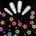 Color Mixing Acrylic Gel Shining Manicure Decor Flower Shape Sequins Neon Nail Glitter Flakes Hollow Out Glitter Flakes 3D Nail Decoration - Buy Online on GoSupps.com