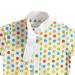 Huntley Equestrian Daisy Clipper Children's Polka Dot Long Sleeve Riding Shirt 6