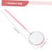 FRCOLOR 2pcs Grafting Eyelash Mirrors - Perfect Tools for Eyelash Extensions - Pink Crescent Moon Vanity Mirror (9.5x4cm - Buy Online on GoSupps.com