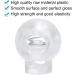 25pcs Clear Plastic Cord Lock Stopper End Toggle for Drawstring Clothing, Shoelace, Bag, Camping - Buy Online on GoSupps.com