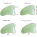 Handmade Jade Gua Sha Tool for Massage & Therapy | Small Triangle Scraping Board for Acupuncture & Trigger Point Treatment - Buy Online on GoSupps.com