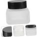 HONMEET 50ml Glass Jar Face Cream Jar Empty Refillable Cosmetic Jars Empty Cream Jar Frosted Glass Jars Tiny Jars with Lids Lotion Jar Body Butter Jars Sample Jars Travel Square Small Jar - Buy Online on GoSupps.com