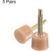 Buy HARFINGTON 5 Pairs TPU High Heel Tips - Replacement Tap Caps for Women s Heels 2.4mm Pin 7mm Round Shape Beige & Gold Tone Durable Heel Repair Caps - Buy Online on GoSupps.com