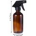 250ml Empty Brown Spray Bottles - Refillable Portable Containers for Body Soaps Creams Lotions Shampoos & Essential Oils - Ideal for Cleaning Products - Buy Online on GoSupps.com
