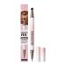 Faux | Cosm tique Professionnel Double Pointe Imperm able | Applicateur Visage Imprim Effet Peau R aliste Naturel | Id al Filles Femmes Initiation Beaut Usage Quotidien Tendance Style Cre Marron fonc