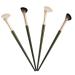 Healeved 4pcs Nose Shadow Brush Angled Eye Shadow Brush Makeup Accessory Flat Concealer Brush Nose Contour Brush Angled Makeup Brush Makeup Tool Nose Makeup Brush Angled Cosmetic Brush
