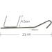 Professional 21cm Smoking Hooks - 10/20 Piece Double Hook Set for Fish Smoking - Buy Online on GoSupps.com