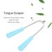 Stainless Steel Tongue Scraper - Portable Oral Care Tool for Fresh Breath | Tongue Cleaning Kit for Adults & Children with Storage Bag - Buy Online on GoSupps.com