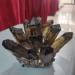 Crystal Hole Specimen Healed 1pcs Hot Reiki Quartz Cluster Natural Cairngorm Crystals Flowers Smoky Quartz Cluster As a Gift Crystal Hole (Size : 350-450g)