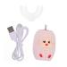 FOMIYES 3 STK electric toothbrush oral care toothbrush cleaning brush made of silicone children's toothbrush tool toothbrush for toddlers intelligent toothbrush U-shaped toothbrush pp 1 piece (1 Pack) Rosax3stk