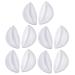 FRCOLOR 10 Pairs Arch Support Plantar Insoles High Heels for Men Flat Foot Mens Pumps Shoe Cushion Transparent 8.8X5X1.1CM