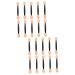 PLAFOPE 200 Pcs Double Ended Eyeshadow Brush Makeup Bulk Sponges Makeup Eyeshadow Plastic Black