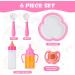 Aolso 6 Pcs Baby Doll Feeding Set - Magic Milk Bottle, Spoons, Forks, Dinner Plate - Easy for Small Hands - Perfect Gift for Boys and Girls - Buy Online on GoSupps.com