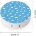 Blue Sky With Clouds Round Case For Contact Lens Kit Storage Box with Mirror Printed - Buy Online on GoSupps.com